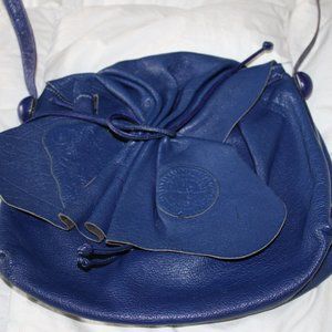 Vintage Carlos Falchi Blue Cross Body Bag